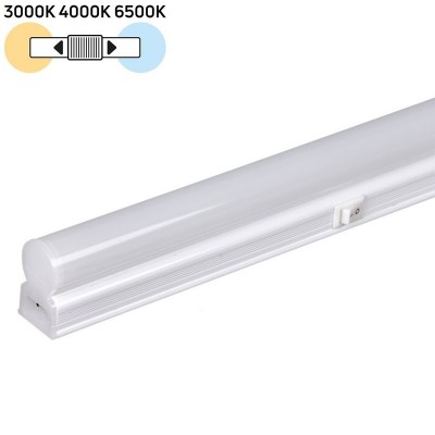 Φωτιστικό Σκαφάκι Γραμμικό T5 LED 20W 230V 2000lm 1200cm CCT 3-92062